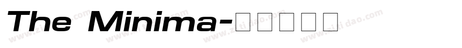 The Minima字体转换